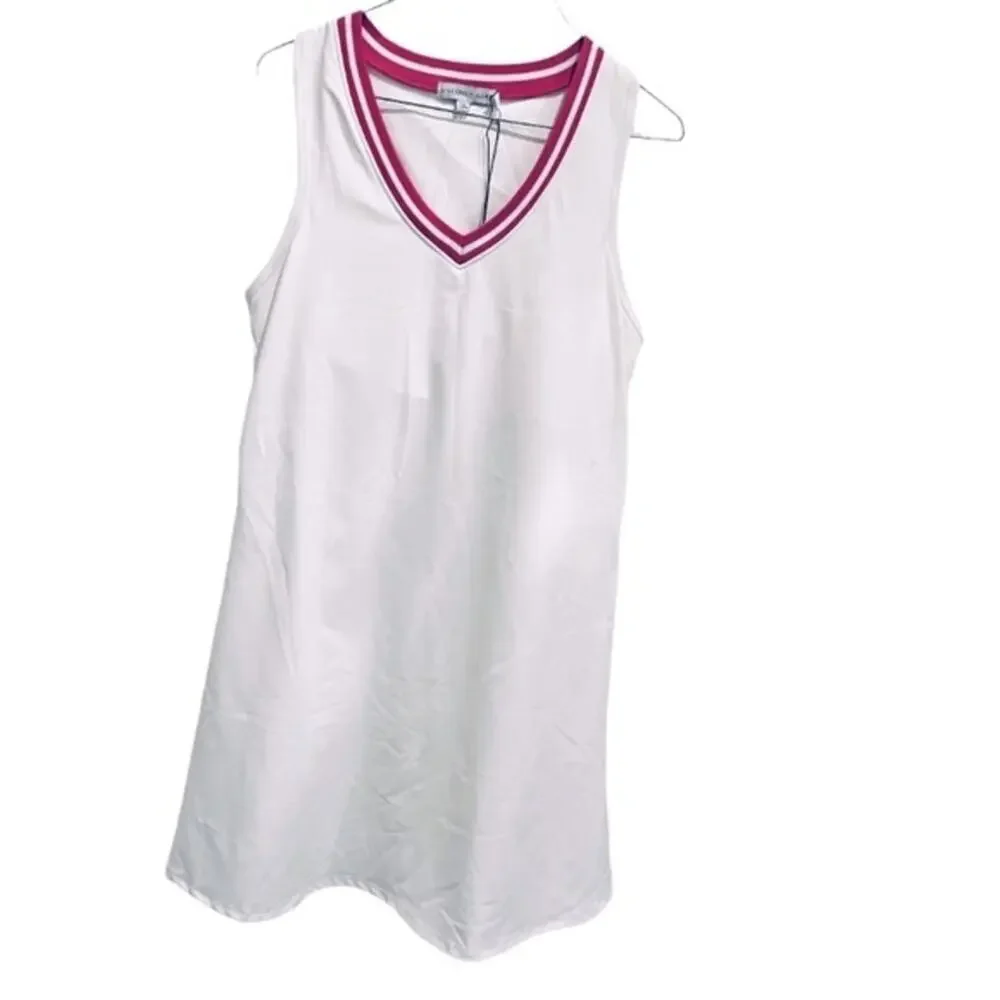 Sincerely Jules white‎ Tennis Golf Dress Size M NWT